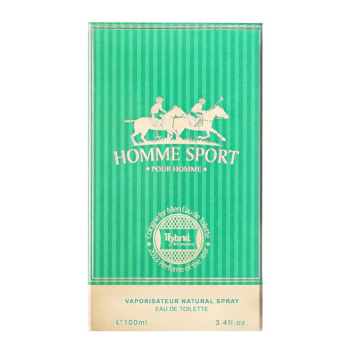 Hybrid & Company Homme Sport Pour Homme Eau De Toilette Natural Spray Vaporisateur,3.4FL.OZ