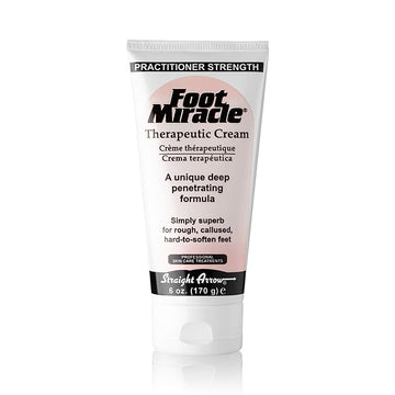 Foot Miracle Cream (6 oz Tube) – Practitioner Strength, Deep-Penetrating Formula for Soft, Smooth Heels & Rough Skin