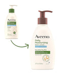 Aveeno Sheer Hydration Daily Moisturizing Fragrance-Free Lotion with Nourishing Prebiotic Oat, Fast-Absorbing Body Moisturizer for Dry Skin with Lightweight, Breathable Feel, 12 fl. oz (Pack of 2)