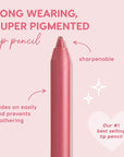 Colourpop Lippie Lip Pencil - High-Pigment, Long-Lasting Lip Liner - Sharpenable Lip Liner Pencil for High-Impact Lip Color - Vegan, Cream Formula with Precise Application - Shot Clock (0.04 oz)