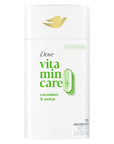 Dove VitaminCare+ Aluminum Free Deodorant Stick Cucumber & Melon for 72H Odor Protection Breathable Deodorant for Women 2.6 oz