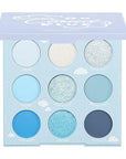 ColourPop On Cloud Blue Shadow Palette - Baby Blue Shadow with Matte Sparkle, Metallic, Matte and Glitter Finishes - High-Pigment Eye Makeup with a Long-Wearing Formula (0.3 oz)