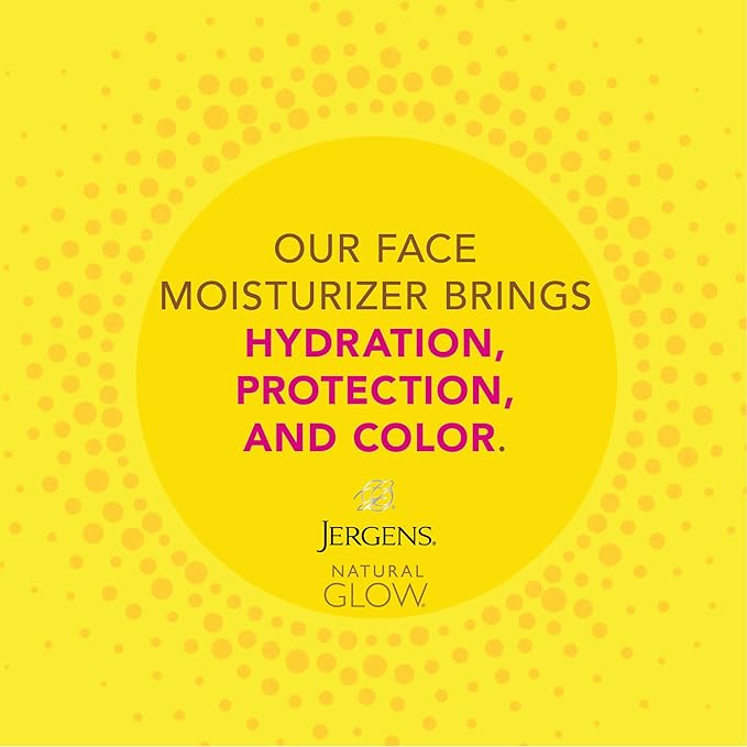 Jergens Natural Glow Face Self Tanner Lotion SPF 20, Sunless Tanning, Fair to Medium Skin Tone, Daily Facial Sunscreen, Oil-Free, Broad Spectrum UVA and UVB Protection, 2 Oz, Pack of 2