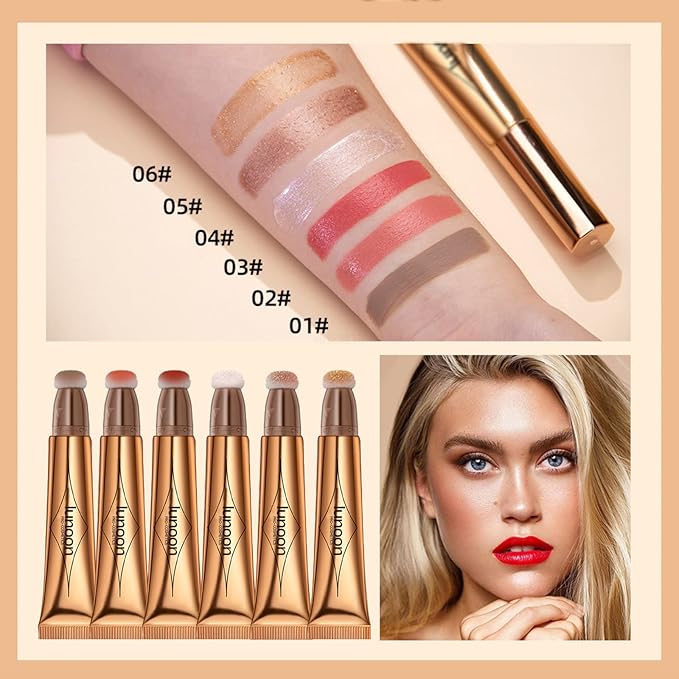 2 Colors Liquid Contour Beauty Wand, Highlighter and Blend. (1#/2#)