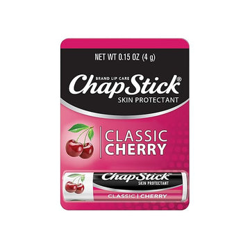 ChapStick Classic Cherry Lip Balm Tube,