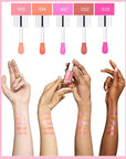Hydrating Plumping Lip Glow Oil,Shine Tinted Lip Gloss,Glow Reviver Lip Oil,Long Lasting Moisturizing Clear Lip Plumper Oil Tint for Lip Care Dry Lips,Women's Day Makeup Gift ( (#007 Raspberry Red)