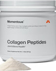 Momentous Grass-Fed Collagen Peptides Powder - Collagen Protein Powder with Fortigel & Vitamin C for Hair, Skin, Nails, & Joint Health Support - NSF Certified for Sport - Packaging May Vary