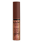 NYX PROFESSIONAL MAKEUP Butter Gloss Bling Lip Gloss, Non Sticky and Shiny Vegan Lip Makeup - Hustla