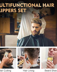 Suttik Hair Clippers for Men Professional, Cordless Beard Trimmer & Electric Shavers for Men, Mens Hair Clippers and Trimmer Kit for Barber with Case, Gold