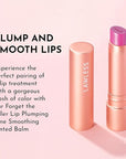 Lawless Forget the Filler Lip Plumping Line Smoothing Tinted Balm - Candy Girl - Premium Tinted Lip Balm with Natural Ingredients to Plump and Smooth Lips for a Firmer, Fuller Look - 0.09 oz