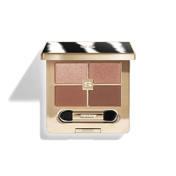 Sisley Paris Phyto-Eye Palette, 2 Bois de Rose - Long-Lasting Eyeshadow to Sculpt, Define & Illuminate - 4 Buildable Shades & 3 Finishes - Intense Colors with Ultra-Melting Texture