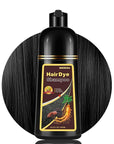 Black Hair Dye Shampoo, Hair Color Shampoo for Gray Coverage, Long Lasting Black Hair Shampoo, Champu Para Canas, Works in Minutes, Easy to Use, 16.90 Fl Oz