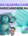 MEDIHEAL Madecassoside Toner Pads [Disney Pixar Edition]-Centella Asiatica to Improve Uneven Skin Tone - Vegan Face Gauze, Full size 100 + Refill 100 (Madecassoside, 200 pads)