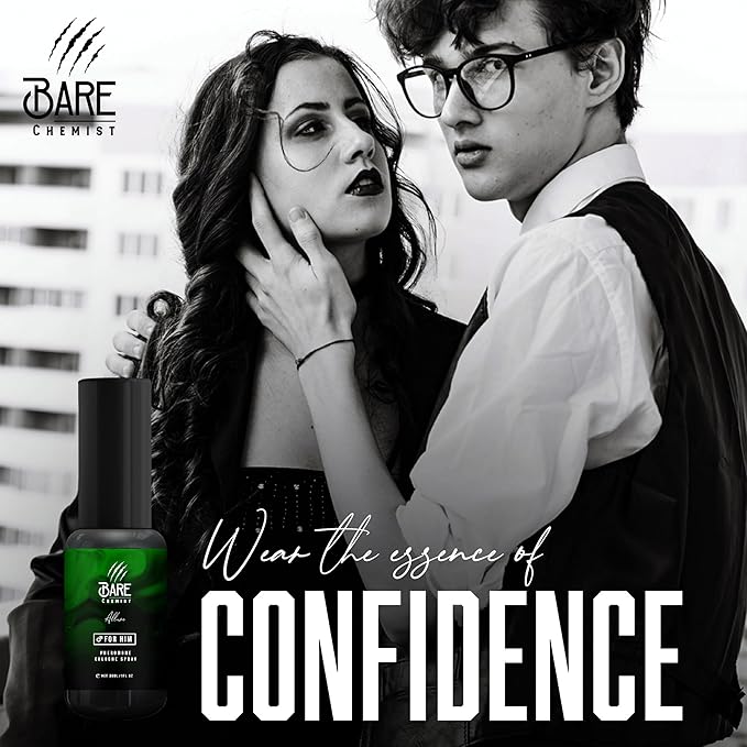 Allure Pheromone Cologne Perfume for Men [Long Lasting Spray] - Pheromones Perfumes Cologne for Him - Concentrated Perfume 1oz