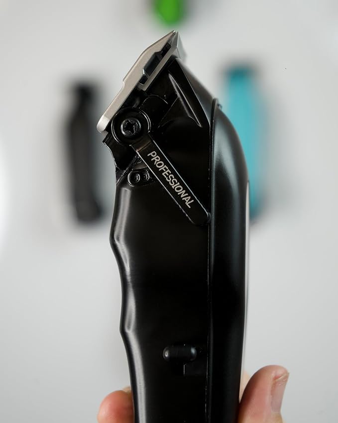 Supreme Trimmer Pro Clipper All Metal w/Taper Blade | 300 Min Run Time Professional Hair Clipper Set, Cordless Beard Trimmer | STC5030 Black