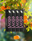Ellovi Natural Lip Butter Lip Balm - Blossom - Pure Enough to Eat - Made With Just 6 Vegan Ingredients - Moisturizing Lip Care for All Day Hydration (4-Pack)