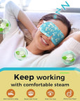 16-pack steam eye masks for