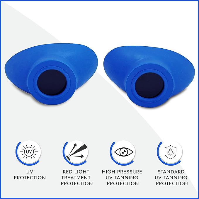 Super Sunnies Slim Flex UV Eye Protection, FDA Compliant Individual Tanning Goggles Eyeshields