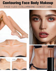 Contour Stick, 2Pcs Dual-Ended Highlighter Makeup Pen & + 02#)