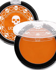 UCANBE Orange Face Body Paint Makeup Foundation, Professional Blendable Cream Greasepaint, Face Painting Kit for Adults Children Halloween Party, SFX Scary Pumpkin Face Makeup, Costume & Cosplay