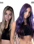 Herbal Instant Purple Hair Dye Shampoo - 3 in 1 Long Lasting Hair Color for Women and Men, Colors in Minutes, Shampoo Para Canas