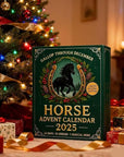 2025 Year of the Horse Advent Calendar - 25-Day Mystery Blind Box Ornaments, Acrylic Christmas Countdown Tree Decor for Home, Holiday Gift for Teens & Adults