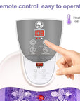 Foot spa bath massager with