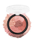 Flower Blush for Cheeks, Matte Shimmer Face Blush Powder,Contour Multiuse Facial Make up Palette,Longlasting Waterproof Embossed Blusher,Mother's Day Makeup Gift for Women-02#Camellia Orange