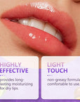 2Pcs Lip Plumper + Hydrator Lip Balm,Instant Volumizing Gloss with Hyaluronic Acid & Anti-Aging Ingredients,High-Shine Moisturizer for Smooth,Plump Lips,Cooling & Non-Sticky Formula
