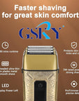 GSKY Professional Hair Clippers, Beard Trimmer for Men Electric Razor, Clippers and Trimmers Set Shavers for Men, Barber Clippers Hair Cutting Kit