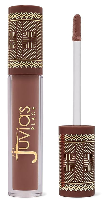 Juvia's Place Coffee Shop Lip Gloss - Brown Sugar - Hydrating Butter Lip Gloss for Women, Long-Lasting Shine, Moisturizing Glass-like Finish, Plumping Non-sticky, Suitable for every vibe