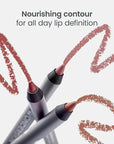 Wonderskin Lip Liner Pencil - 360 Contour Lipliner, Long Lasting, Sharpenable, Waterproof and Transfer-Proof Nude Lip Liner Pencil (Ruby)