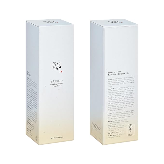 Beauty of Joseon Eye Serum and Replenishing Rice Milk Korean Skin Care