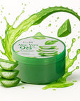 by.H Organic Aloe Vera Gel for Skin & Body - Large Jar Home Natural Moisturizer for Skin and Sunburn, Effective After Sun, Non-Greasy Formula [Made in Korea] (Jar, 1 Count)