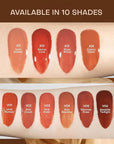 Mistine Makeup Velvet Lip Gloss Matte Lip Cream Liquid Lipstick Softening with Hyaluronic Acid Lip Tint, Non-Sticky Lightweight Lip Color V01 Sunset Afterglow 0.1 fl oz