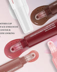 5 Pcs Hydrating Lip Gloss Lip Jam Set, High Shine Glass Finish Nude Colors Moisturizing Glitter Plumping Lip Gloss Shiny Jelly Liquid Lipstick for Girls and Women