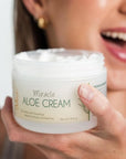 Deluvia Miracle Aloe Cream | Face & Body Moisturizer with Vitamin E & Organic Aloe Vera (2 Ounce (Pack of 1), Unscented)