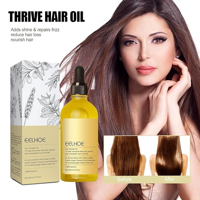 180ML Natural Hair Growth, Rosemary Oil for Hair Growth Organic, Rosemary Oil for Dry Damaged Hair and Growth Thin Hair （3PCS）