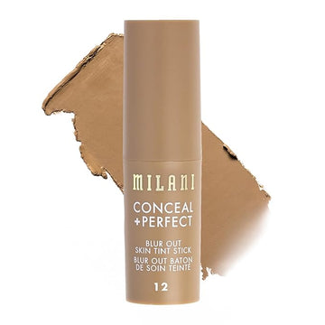 Milani Conceal + Perfect - Skin Tint Stick, Blur Out Tinted Moisturizer Makeup, Shade 12