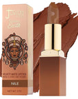 Juvia's Place Nubian Earth Matte Lipstick Nile - Hydrating & Long-lasting, Richly Pigmented Lip Makeup, Creamy Lipstick with Matte Finish, Beauty & Lip Care Product