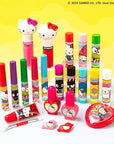 Lip Smacker Lippy Pals Swirls, Sanrio Hello Kitty, Flavored Moisturizing & Smoothing Soft Shine Lip Balm, Hydrating & Protecting Fun Tasty Glossy Finish, Cruelty-Free & Vegan - Cheerful Cherry, Kiwi