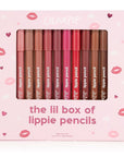 ColourPop Lil Box of Lippie Pencils Makeup Kit - 10-Piece Vegan Lip Liner Set (3.05 oz)