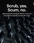 MANSCAPED® The Body Buffer Premium Silicone Scrubber for Nourishing, Cleaning & Exfoliating Your Skin - Lather Boosting Bristles with Ergonomic No-Slip Handle, Long-Lasting & Easy to Clean (1-Pack)