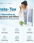 Serious Skincare - INSTA-TOX Instant Line and Wrinkle Filler Face Serum - Firm and Smooth Fine Lines, Deep Wrinkles and Pores - Temporary Skin Tightener - .75 oz