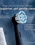 Oral-B iO Series Gentle Care Electric Toothbrush Replacement Brush Heads for an Oral-B Electric Toothbrush, 4 Count, Black