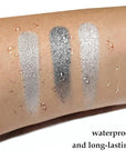Boobeen 3PCS Cream Eyeshadow Pencil Crayon Waterproof Brightener Stick Shimmer Pen Create Glitter Eye Makeup, Easy to Use