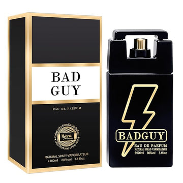 Hybrid & Company Bad Guy For Men Eau De Parfum - Men's Natural Spray Sophisticated Fragrance, Fresh and Elegant, 3.4 Fl Oz