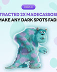 MEDIHEAL Madecassoside Toner Pads [Disney Pixar Edition]-Centella Asiatica to Improve Uneven Skin Tone - Vegan Face Gauze, Full size 100 + Refill 100 (Madecassoside, 200 pads)