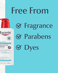 Eucerin Advanced Repair Unscented Body Lotion for Dry Skin (16.9 Fl Oz) + Advanced Cleansing Body and Face Cleanser for Sensitive Skin, Fragrance Free (16.9 Fl Oz)