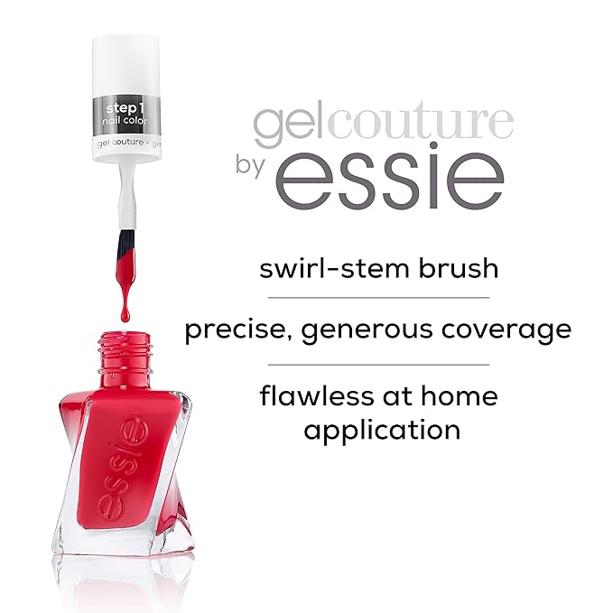 essie Gel Couture Long-Lasting Nail Polish, 8-Free Vegan, Pattern Play, Olive Green, Fab Totally Plaid, 0.46 Ounce (Pack of 2)